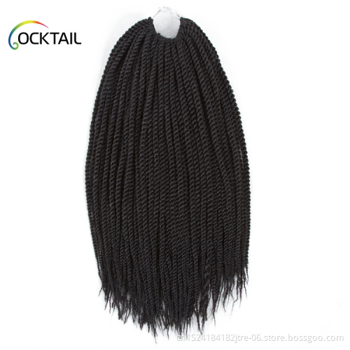 senegalese crochet twist braid hair 12 18 24 inch synthetic hair for braiding